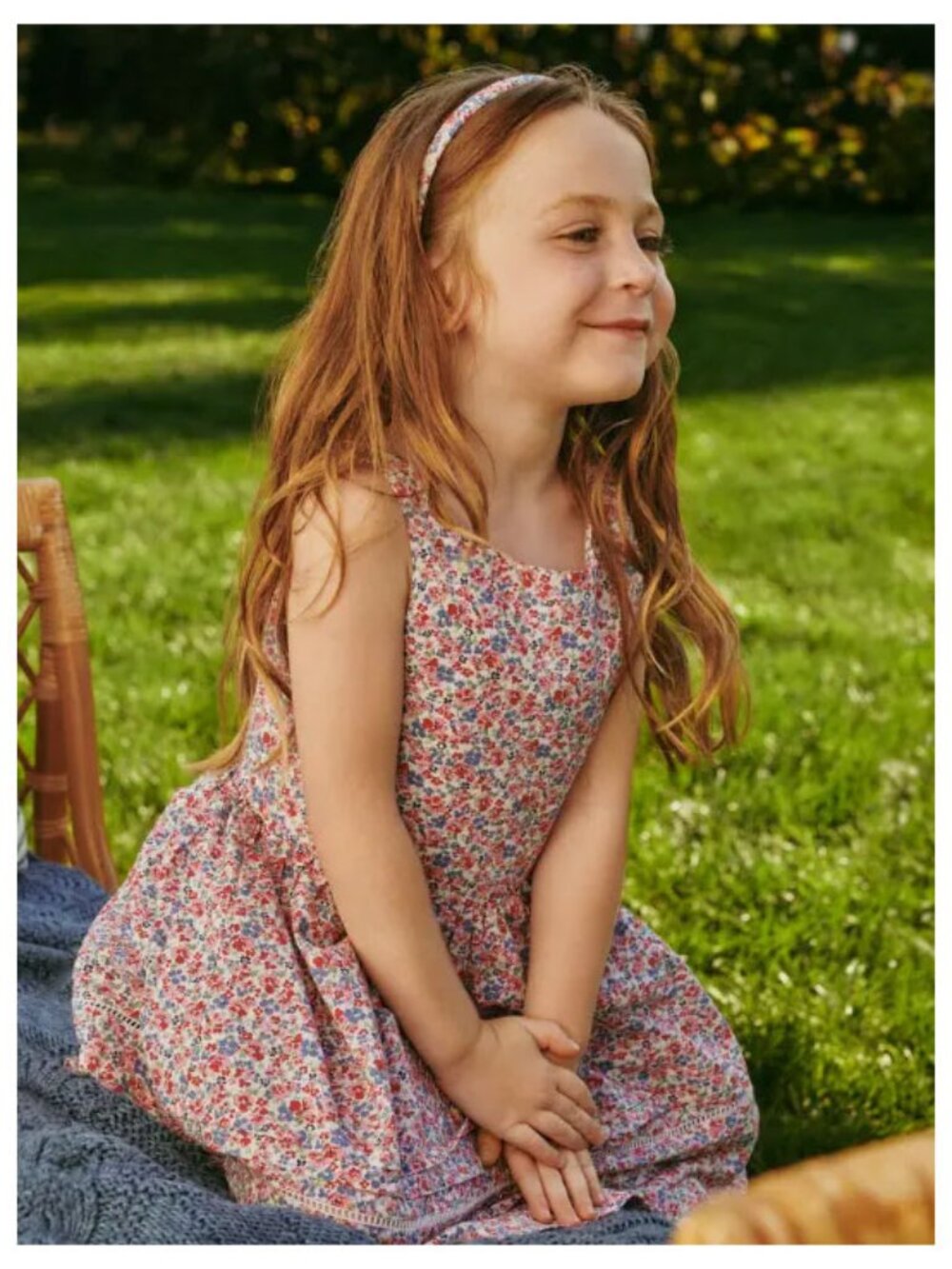 Polo Ralph Lauren Little Girl's Floral Print Seersucker Dress